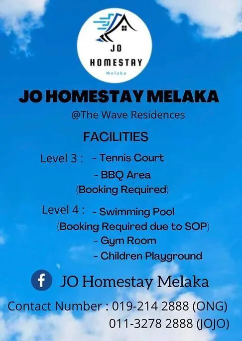 아파트 The Wave Residences Melaka By Jo Stay Management